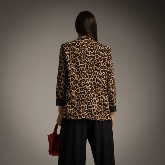 Animal Print Blazer