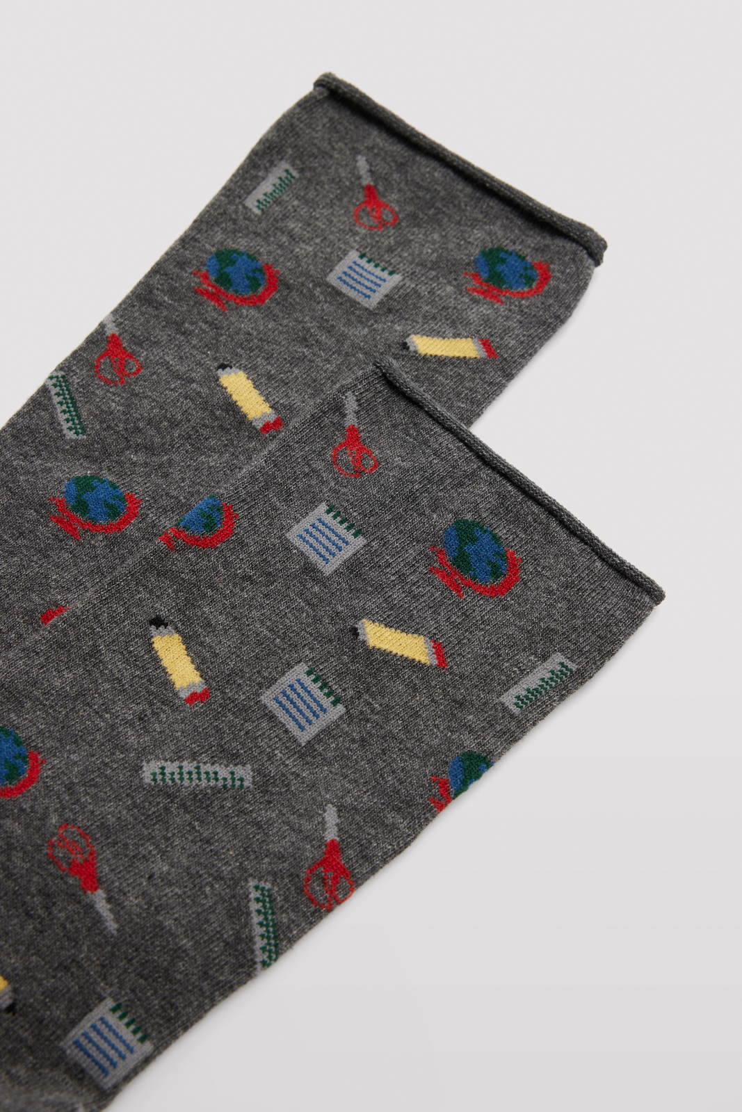 Men's Cuffless Socks 22160